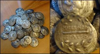 Un fost polițist a găsit un adevărat tezaur lângă Radomirești, în Olt: "Zeița Fortuna și toți zeii norocului au fost cu mine"