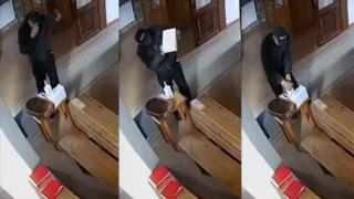 Un hoț s-a văzut singur într-o biserică, lângă cutia milei, în Ucraina. Gesturile sale neașteptate i-au făcut pe toți să râdă