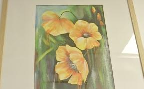 Expoziție de tablouri, în centrul de vaccinare din Medgidia