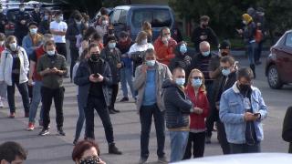 Coadă la cel mai mare centru de vaccinare: Activitatea a fost blocată timp de o oră și jumătate