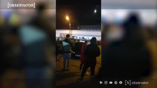 Momente controversate la protestele anti-restricții. Brăilenii și gălățenii au făcut scandal la spitale: ”Vrem accesul la spitale, de COVID nimeni nu moare!”