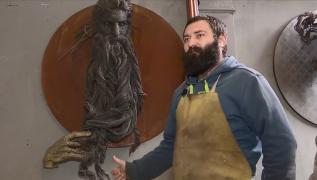 Darius Hulea, artistul din Cluj care transformă sârma în artă
