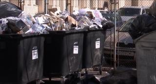 Munţi de gunoaie au răsărit în jurul sediului Ministerului Mediului, instituţia care trebuie să rezolve problema deşeurilor din România