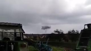 Avion prăbușit în Mureș. Un MIG 21 a căzut în timpul unui zbor de antrenament. Primele imagini de la incident
