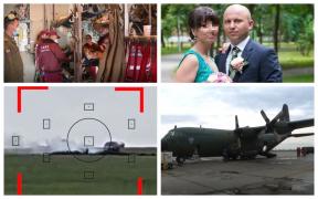 Pilotul Andrei Criste, care s-a catapultat dintr-un MIG-21 LanceR, a fost adus la București cu o aeronavă C-130 Hercules