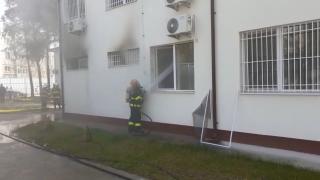 Slatina intră pe lista cu spitale trecute prin flăcări, după ce un bolnav în sevraj a dat foc izolatorului cu o brichetă