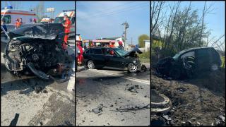 Femeie în comă după un grav accident produs în Timiș. Șoferii aflați în trafic au sărit imediat în ajutor