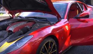 Bolidul de lux al lui Dan Nicorescu s-a stricat la semafor, în buricul Capitalei. Reacţia milionarului: "A rămas fără baterie. Se poate întâmpla oricui"