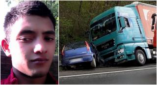 Tânăr mort pe un drum din Cluj, după ce s-a înfipt cu mașina într-un TIR. Paul era tată de doar câteva luni