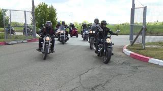 Parada motocicliştilor de pe Bega, surprinsă în imagini spectaculoase