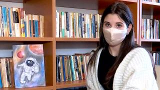 O elevă din Maramureş, creatoarea desenului românesc care va merge în spaţiu. Tânăra i-a impresionat pe cei de la NASA