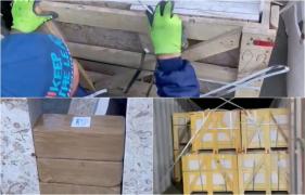 Captură istorică de heroină, în România. Peste 1.400 de kilograme au fost descoperite în portul Constanţa