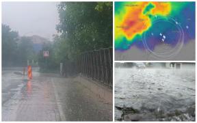 Cod portocaliu de furtună în mai multe județe din țară. A fost trimisă avertizare RO-ALERT de grindină