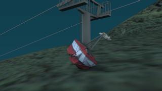 ANIMAȚIE GRAFICĂ. Prăbușirea telecabinei din Italia, filmată de camerele de supraveghere. Pasagerii mai aveau 5 metri până la destinație