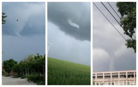 Fenomene meteo extreme şi-au făcut apariţia în România: Tornade surprinse în mai multe locuri din ţară