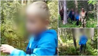 Băiețelul unui preot a supraviețuit 2 zile în tundra din Urali. Momentul emoționant în care este găsit de salvatori a fost filmat