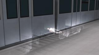 Animaţie grafică. O femeie de 35 de ani s-a aruncat în faţa metroului. VIDEO