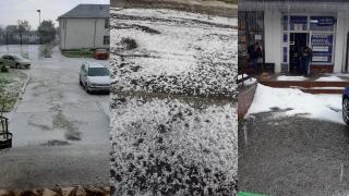 Şosele acoperite cu gheață, după o ploaie de 15 minute, în Horezu