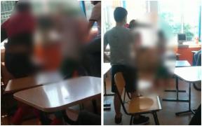 Bătaie între elevi de clasa a VI-a, într-o școală din Constanța. Un băiat este filmat când lovește cu pumnii și picioarele un coleg