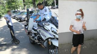 Spulberată pe trotuar, la un pas de tragedie: "Dacă era un copil de 5-10 ani, mă întreb cum scăpa"