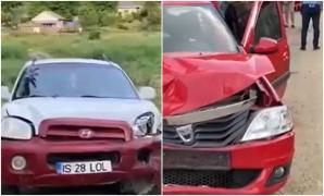 La un pas de tragedie, în Iași. Cinci copii au fost răniți în urma unui accident rutier. Unul dintre șoferi avea o alcoolemie de 0,35 mg/l alcool pur în aerul expirat