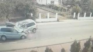 Momentul impactului în care o gravidă de 32 de ani a murit, surprins de o cameră de supraveghere. Tânăra nu a avut nicio şansă