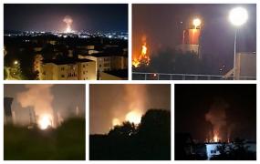 Explozie, urmată de un incendiu la combinatul Azomureș. O persoană a fost rănită. A fost emis mesaj Ro-Alert