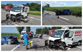 Soţ şi soţie morţi într-un cumplit accident în Iaşi. Momentul impactului surprins de o cameră de bord