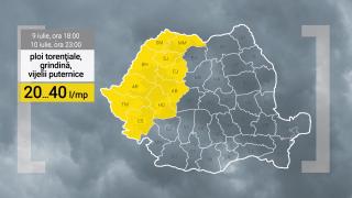 Vremea 10 iulie. Căldură în cea mai mare parte a ţării, ploile vor pune stăpânire pe vestul ţării
