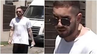 Fulgy, reţinut de poliţie după ce şi-a vărsat nervii pe un jurnalist. Fiul Clejanilor l-a lovit cu pumnul şi i-a furat telefonul