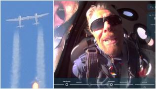 Momentul decolării aeronavei spațiale, Unity. Mesajul miliardarului Richard Branson de la marginea spațiului