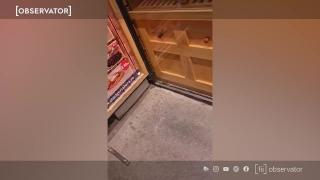 O covrigărie din Galaţi, închisă după ce un şoarece se plimba prin magazin. Un alt şoarece, găsit de inspectori într-o capcană, sub o vitrină frigorifică - VIDEO