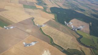 Incident aviatic la Galați, o aeronavă F-16 a pierdut un rezervor de combustibil și alte componente, în timp ce lansa o bombă de antrenament