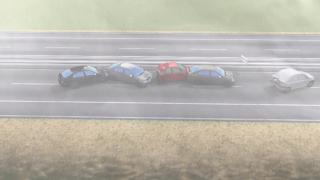 ANIMATIE GRAFICĂ. Cum s-a produs cel mai mare carambol de pe Autostrada Soarelui: "Maşinile erau împrăştiate pe toate benzile"