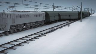 Animaţie grafică: Cum a deraiat trenul de marfă pe cea mai modernă linie de cale ferată din România, pentru care s-a cheltuit un miliard de euro