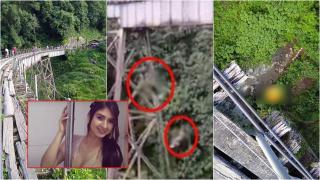 O tânără a murit după o cădere în gol la bungee jumping. A sărit când a auzit semnalul pentru prietenul ei, deşi ea nu avea coarda prinsă, în Columbia