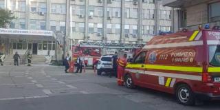 Incendiu într-o sală de operație la Spitalul Județean Constanța. Patru medici s-au autoevacuat