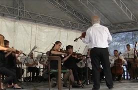 Concert de muzică vieneză, organizat în cariera de piatră de la Bocşa, în Caraş Severin: "Oferă ceva pentru suflet acest eveniment"