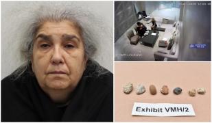 Jaful comis de bunicuța româncă în bijuteria din Londra a fost filmat. Lulu a furat diamante de milioane de euro şi le-a înlocuit cu pietricele din grădină