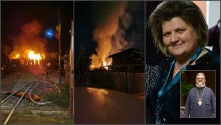 Directoarea şcolii 178 din cartierul bucureştean Pajura şi soţul ei, preotul Costel Paizan, au murit arşi de vii în casă, în timpul furtunii