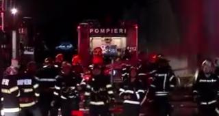 Intervenţie cu 25 de autospeciale la un incendiu de proporţii, în Afumaţi: depozitul de mase plastice, distrus de flăcări violente