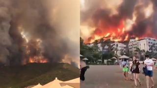Turişti români, noi dezvăluiri din infernul incendiilor de vegetaţie din Turcia: "Ghidul local ne-a sugerat să rămânem în hotel"