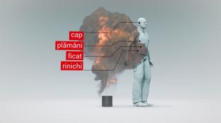 ANIMAȚIE GRAFICĂ: Cum s-a produs explozia de la nunta din Dolj. Prietenul mirilor, lovit de un proiectil, e în stare gravă: "A fost pur şi simplu o grenadă!"