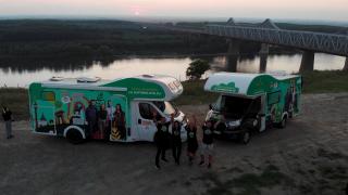 Aventura matinalilor ZU, Buzdugan şi Morar, a ajuns la final: caravana RadioAventura a revenit în Bucureşti