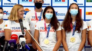 Olimpicii de la canotaj, primiţi că nişte eroi: o medalie de aur şi două de argint am obţinut la Jocurile Olimpice de la Tokyo 2020