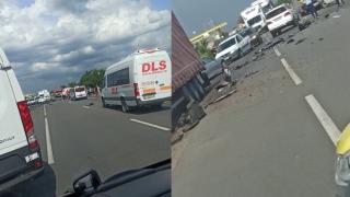 Accident cu doi morţi pe DN 2, lângă Urziceni. Un copil este grav rănit