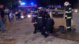 Alertă, miercuri seara, la Arcul de Triumf. Un bărbat a amenințat că-și dă foc. Forțele de ordine au reușit să-l imobilizeze