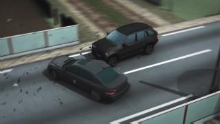 ANIMAŢIE GRAFICĂ. Nepotul unui interlop şi-a ucis iubita de 14 ani într-un accident. Acum 8 luni, unchiul său murise tot în accident, pe acelaşi drum