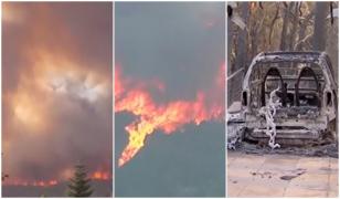 Mii de oameni, salvaţi în ultima clipă de pe insula Evia, mistuită de incendii. Situația e tragică și la Atena, unde fumul a otrăvit aerul