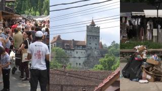 Turiştii, dezamăgiţi de condiţiile găsite în staţiunea Bran: "Este atât de multă mizerie"